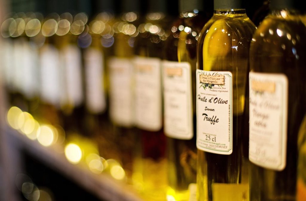 市面上各種不同的橄欖油
