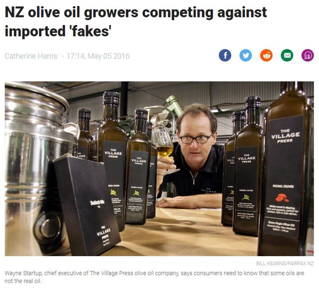 澳洲橄欖油協會抽查假油-相關報導